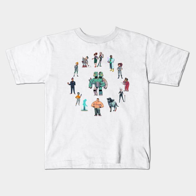 Oz-9 14 idiots Kids T-Shirt by Oz9